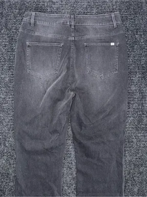 Halara Flex High Waisted Pull On Pockets Casual Bootcut Jean Sz L Iron Gate Gray thumbnail 4