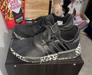 Adidas Black leapord shoes  thumbnail 1