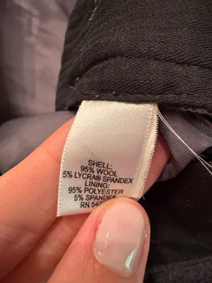 Banana Republic Wide-Leg Gray Wool Trouser Pants thumbnail 4