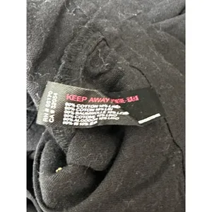Free People Women Linen Trousers Small Black Lyla Wide Leg‎ Loose NWT thumbnail 10