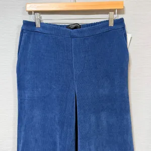 Liverpool Los Angeles Blue Corduroy Wide Leg Pull On Pants Size M NEW thumbnail 5