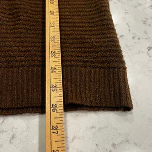 Bohme Womens Sweater‎ Size S Brown Beige V Neck Pullover Long Sleeve Knit thumbnail 7