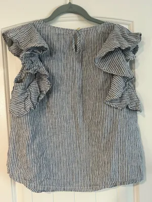 J.Crew Striped Linen Blend Top thumbnail 9