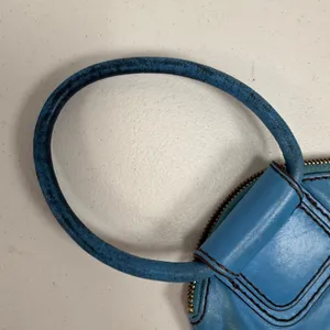 Hobo Sable Leather Wristlet Clutch Wallet Circle Handle Zip Wallet Boho Casual thumbnail 4