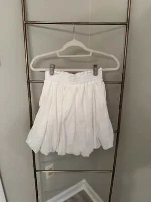 White Bubble Skirt Size XS thumbnail 2