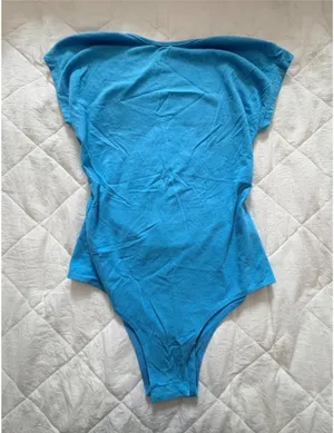 Princess Polly Blue Backless Bodysuit thumbnail 1