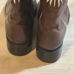 Bye Mexicana Boots Brown 8.5 Women Sun Inlay Western Cowboy Leather Boots 39 thumbnail 11