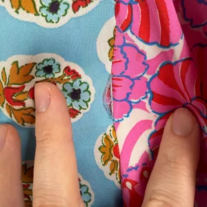 Zara Floral Patchwork Button Up Blouse Large Multicolor Maximalist Colorful‎ Art thumbnail 7