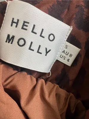 Hello Molly Brown Leopard Print Tiered Midi Dress thumbnail 3