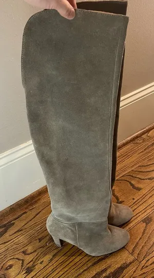 Anthropologie Candela Stylish Suede Knee-High Boots thumbnail 1