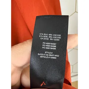 Babaton from Aritzia Relaxed Fit Rust Orange Silk Blend Blouse - Size - XS thumbnail 4