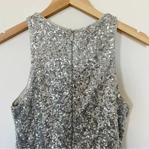 Lulus Infinite Dreams Ombre Sequin Trumpet Maxi Dress Gown Gold/Silver thumbnail 8
