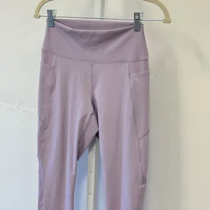 Uniqlo AIRism UV Protection Soft Pocket Leggings Purple Lilac Medium Athleisure thumbnail 3