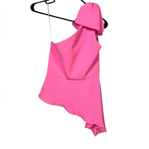 Amanda Uprichard Panama One Sleeve Top Size Small thumbnail 3