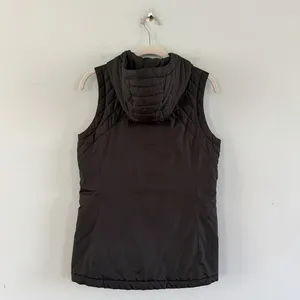 The North Face Jordannha Vest‎ Black Hooded Insulated Quilted Puffer thumbnail 2