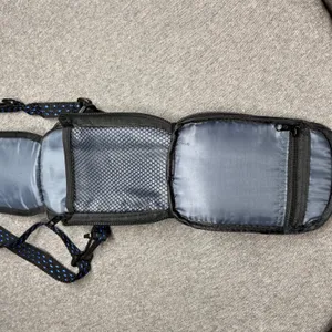 Samsonite Black Blue Nylon Multi Compartment Utility Camera Travel Pouch‎ Bag thumbnail 3