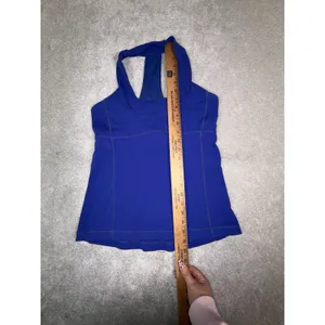 LULULEMON Scoop Neck Tank Top Activewear Blue Womens Size 8 Built In Bra thumbnail 7