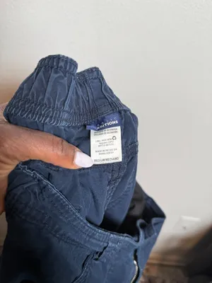 Y2K Navy Blue Cargo Carpri Pants thumbnail 5