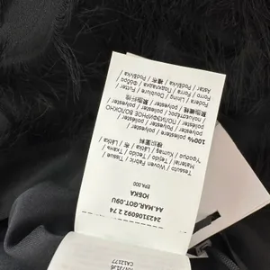 Marella Demien Mini Skirt Black Fringe High Waist Party Straight Pencil US 6 NWT thumbnail 13