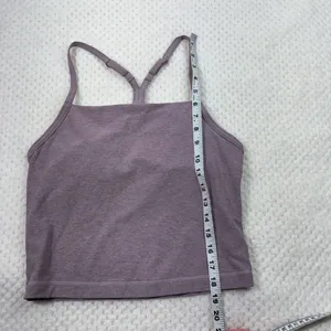 FLX Light Purple Racerback Athletic Built In Bra Brami Tank Top Active/Outdoor M thumbnail 5