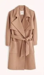 Abercrombie & Fitch Women’s Wool Blend Trench Coat thumbnail 1