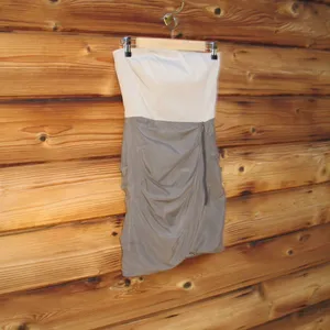 Alice + Olivia Silk Strapless Mini Dress thumbnail 4