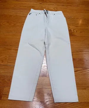 🙂Ralph Lauren Cream Straight-Leg Jeans thumbnail 1