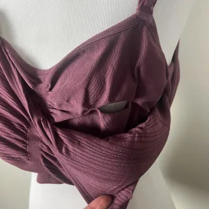 Kindred Bravely Nursing Bra Womens Large Purple Wireless Lined Back Closure L‎ thumbnail 11