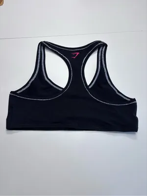 Gymshark Your Plate or Mine Bralette Black S NWOT thumbnail 2