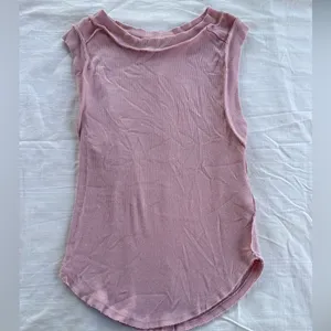 Free People Kate Tee Tank Top Pink Size Small thumbnail 3