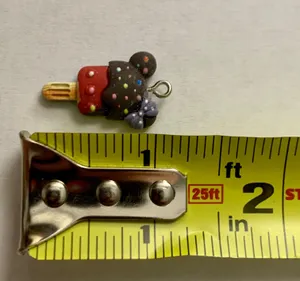 Mickey Mouse Ice Cream Bar Charm Pendant Brown thumbnail 6