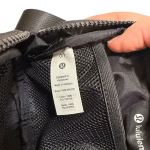 Lululemon Everywhere Belt‎ Bag Black Spellout Sporty Pack Travel Festival NWT thumbnail 10