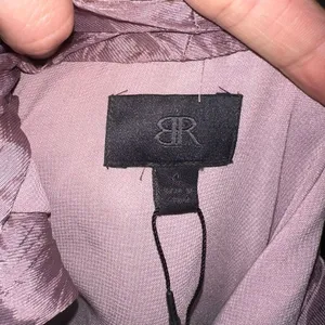 Banana Republic shimmery purple ruffled elegant sz 4 dress thumbnail 3