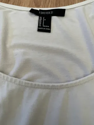 Forever 21 White Square Neck Body Suit thumbnail 2