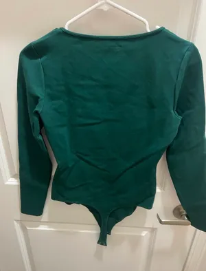 Green Abercrombie Bodysuit Long Sleeve thumbnail 3