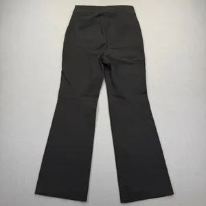Spanx The Perfect Pant Hi-Rise Flare Black Ponte Pull‎ On Trousers XS NWT thumbnail 12