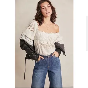Free People Intimately Land of the‎ Free Bodysuit in cream white size xs dainty thumbnail 12
