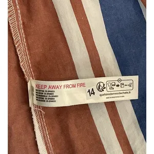 FREE PEOPLE NWT $108 Free-Est Serena Striped Midi XS Open Bow Tie Back thumbnail 8
