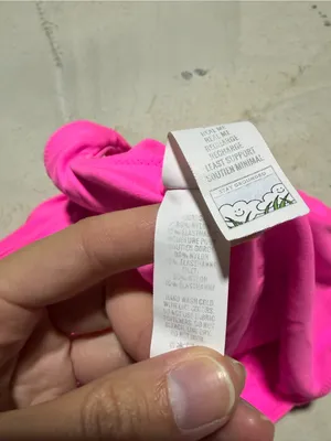 Aerie offline real me recharge least support Women's Bright Pink crop tank large thumbnail 6