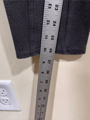 Anthropologie Women's XS Gray Pull on Cargo Pants Cotton Blend slip on thumbnail 3