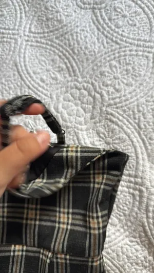 Kids Macy’s plaid romper thumbnail 3