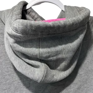 Abercrombie & Fitch Women Hoodie Boho Y2K Casual Gray Pink Logo Size M thumbnail 6