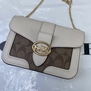 Coach Georgie Crossbody In Signature Canvas 7287 thumbnail 4