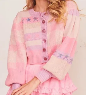 LoveShackFancy Bedford Cropped Cardigan Size Medium thumbnail 1