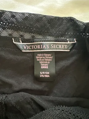 Victoria’s Secret Black Lace Trim Sleeveless Lounge Romper Size Small thumbnail 7