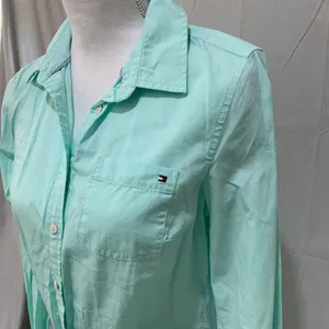 Tommy Hilfiger / S / Mint Button Up thumbnail 2