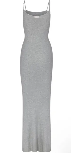 SKIMS Ribbed Long Slip Dress size M thumbnail 1