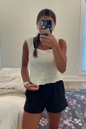 Free People White Sleeveless Top thumbnail 1
