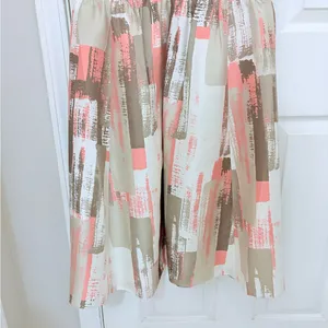 Banana Republic 100% Silk Abstract Print Sleeveless Fit and Flare Dress thumbnail 5