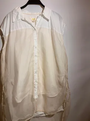 Maeve Anthropologie Bennet White Sleeveless Buttondown Muscle Tank Top M thumbnail 10